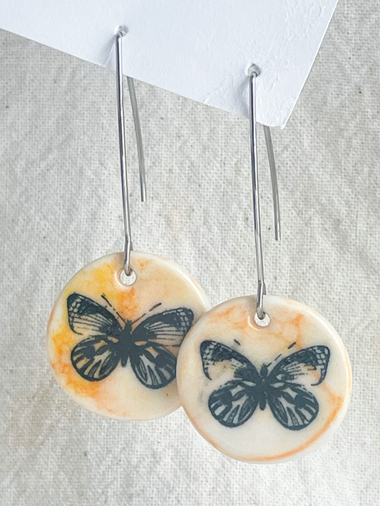 Porcelain Earring: Botanic Collection