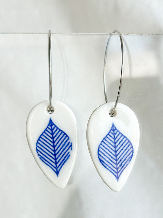 Porcelain Earring: Botanic Collection