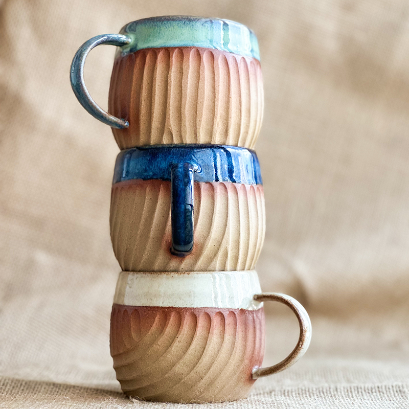 TEA CUP : Handmade ceramic mug