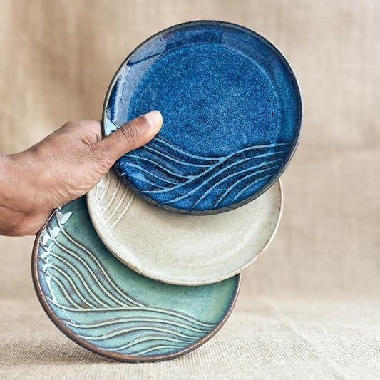 SNACK PLATE : Handmade Ceramic Plate