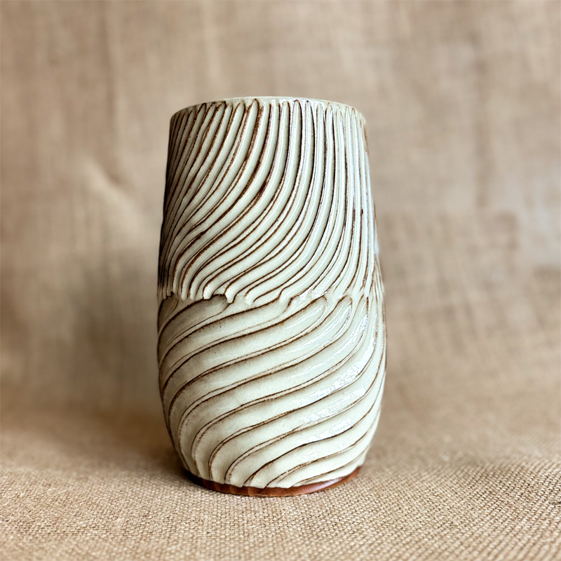 Handmade Ceramic Vase white