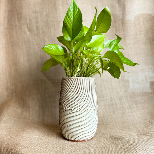 Handmade Ceramic Vase white